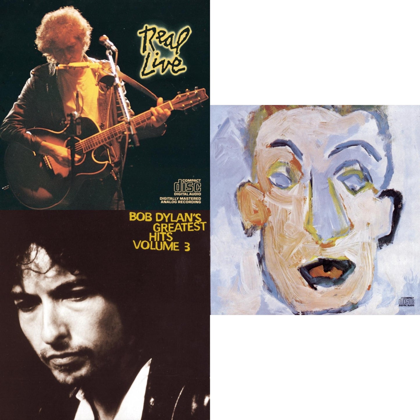 Bob Dylan - Real Live & Greatest Hits Vol.3 & Self Portrait - CD Bundle