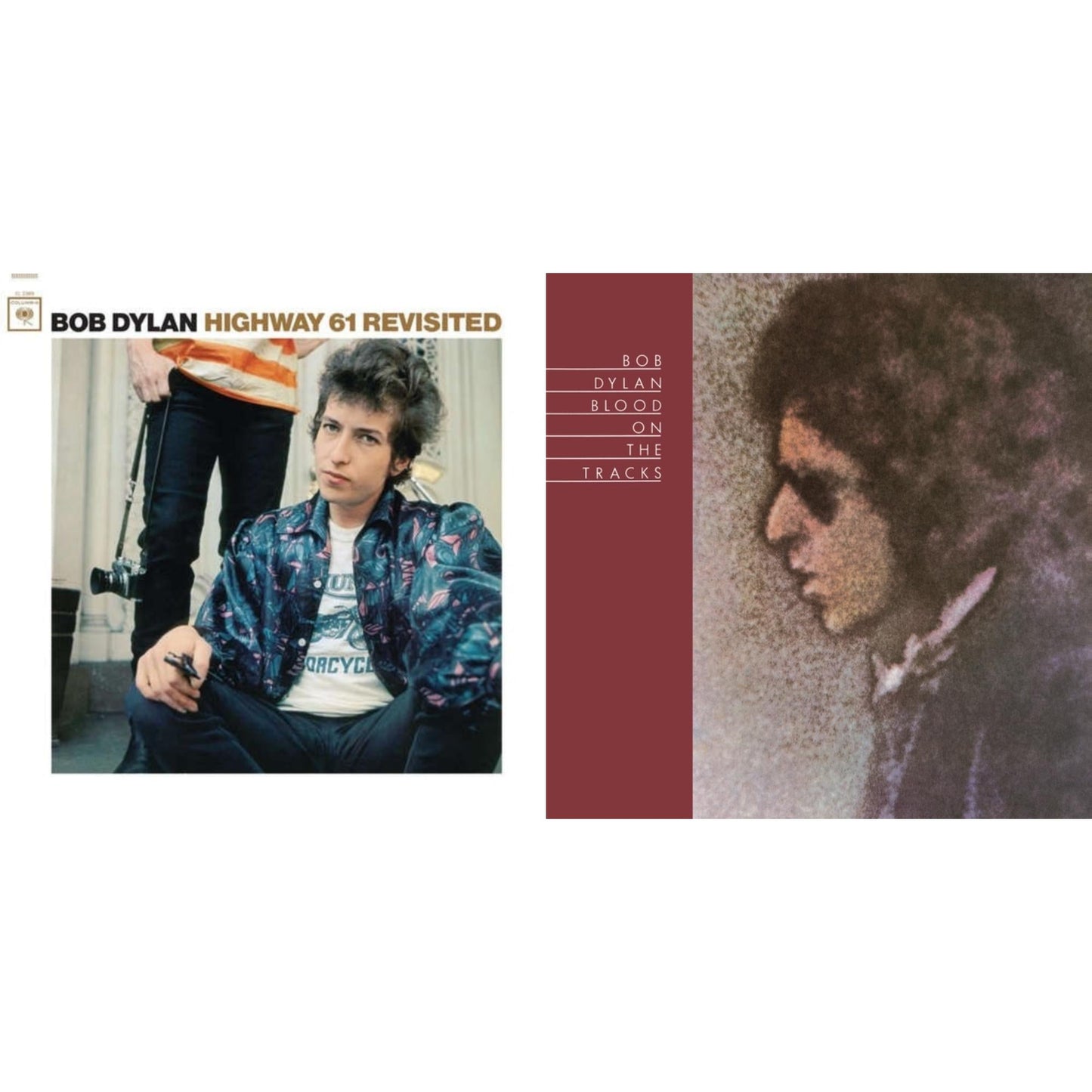 Bob Dylan - Blood On The Tracks (150G/Dl Insert) & Highway 61 Revisited - LP Vinyl Bundle