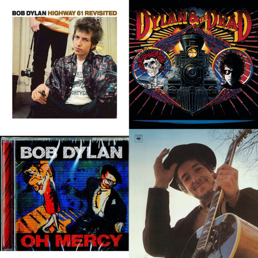 Bob Dylan - Oh Mercy & Nashville Skyline & Highway 61 Revisited & Dylan & The Dead - CD Bundle