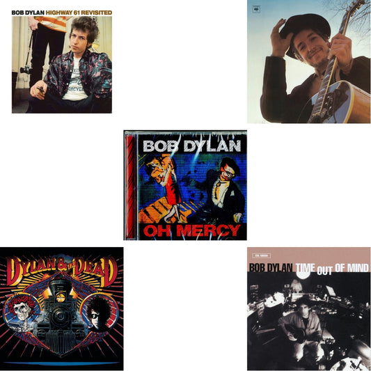 Bob Dylan - Time Out Of Mind & Oh Mercy & Nashville Skyline & Highway 61 Revisited & Dylan & The Dead - CD Bundle