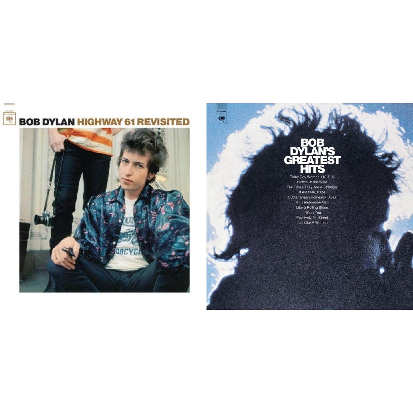 Bob Dylan - Highway 61 Revisited & Greatest Hits (150G/Dl Card) - LP Vinyl Bundle