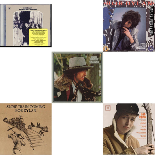 Bob Dylan - Desire & John Wesley Harding & Slow Train Coming & Bob Dylan & Empire Burlesque - CD Bundle