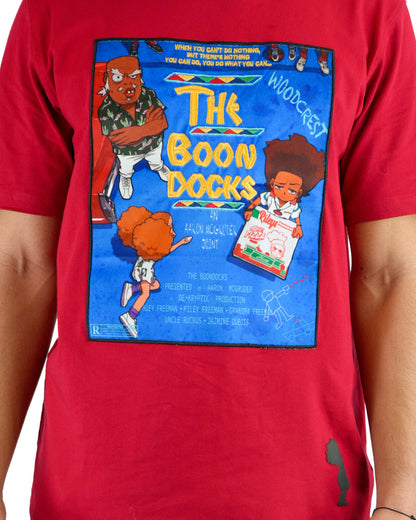 The Boondocks - Do The Right Thing Red Mens T Shirt