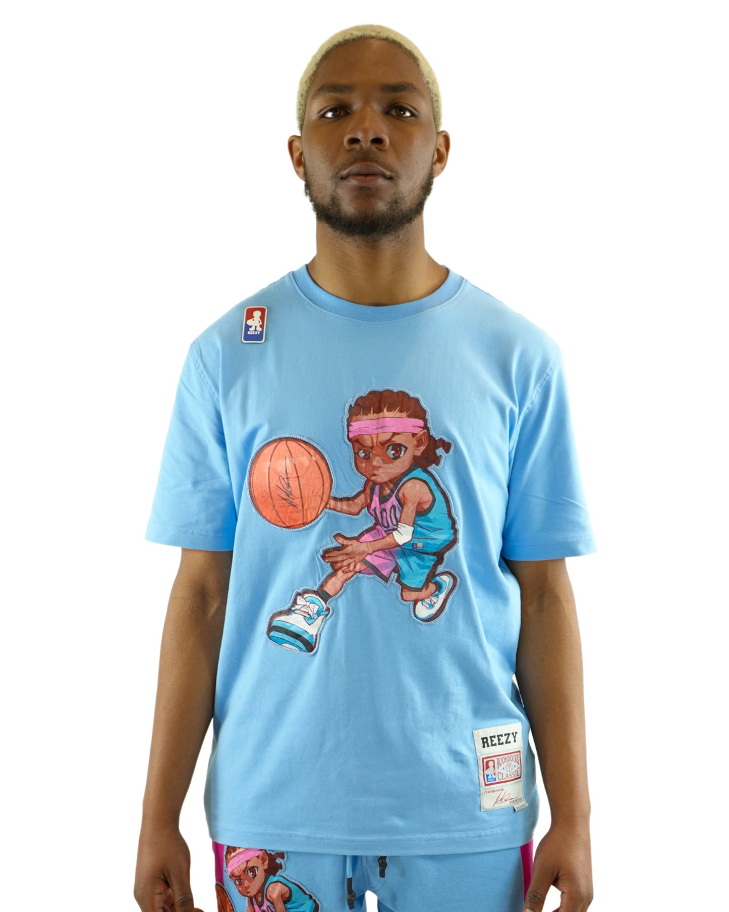 The Boondocks - Air Reezy 100 NC Blue Mens T Shirt