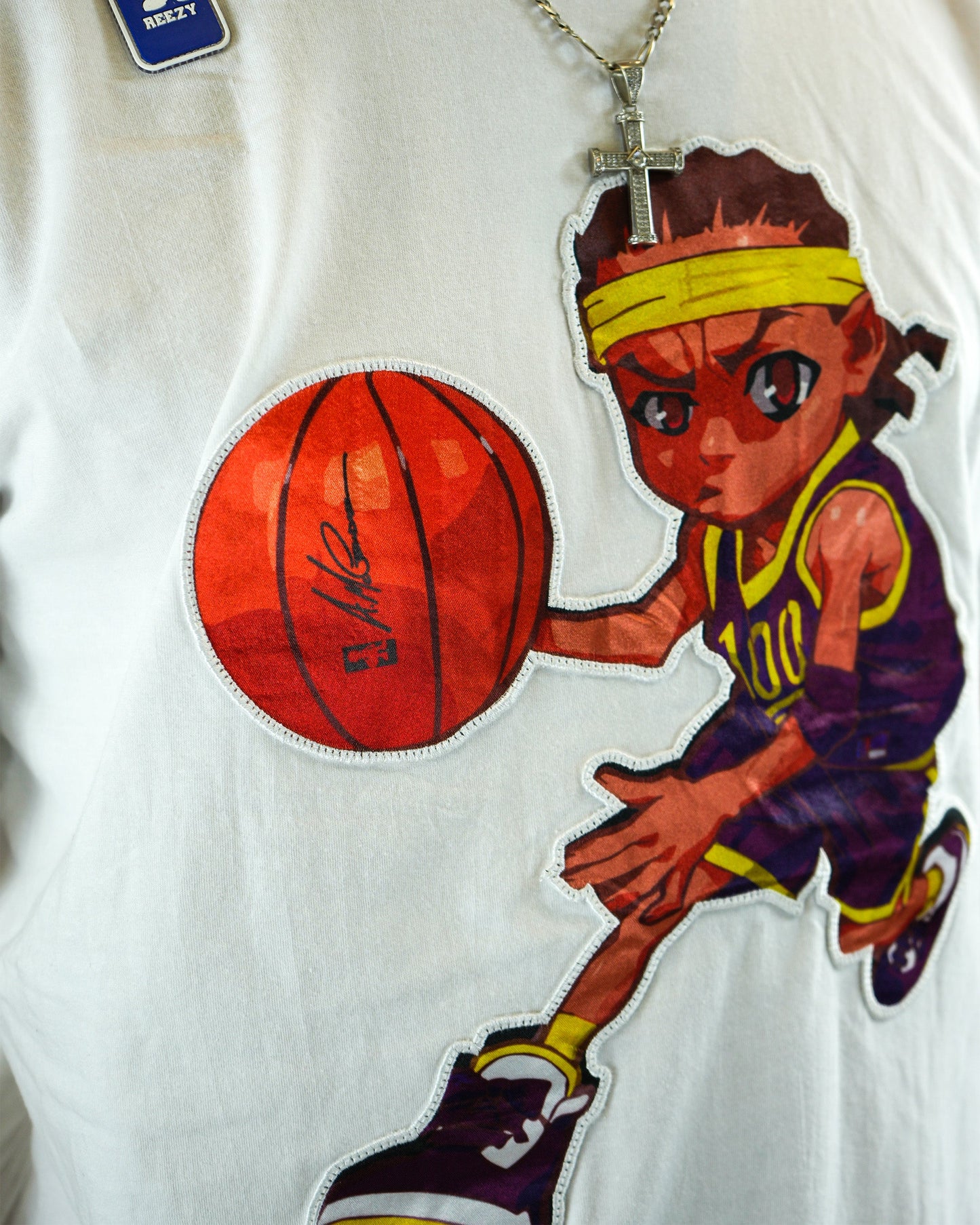 The Boondocks - Air Reezy 100 White Mens T Shirt