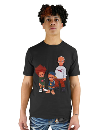 The Boondocks - Granddad Black Mens T Shirt