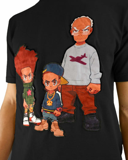 The Boondocks - Granddad Black Mens T Shirt