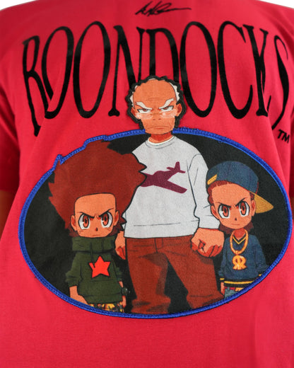 The Boondocks - Family Portrait Red Mens T Shirt
