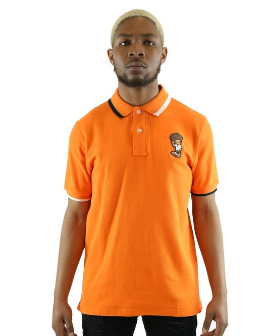 The Boondocks - Huey Orange Polo Shirt
