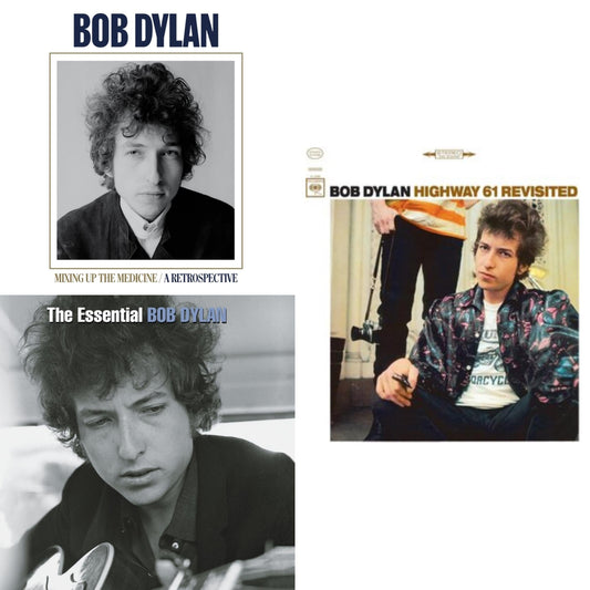 Bob Dylan - Highway 61 Revisited & Mixing Up The Medicine & Essential Bob Dylan - LP Vinyl Bundle