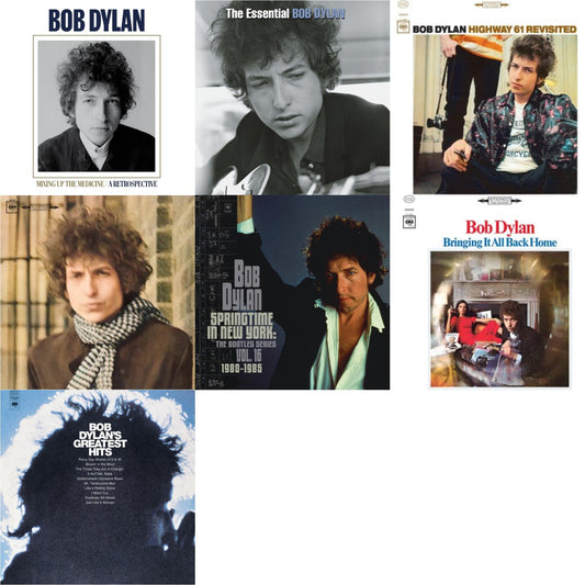 Bob Dylan - Springtime In New York: The Bootleg Series Vol. 16 (1980-1985) (2LP) & Bringing It All Back Home & Highway 61 Revisited & Blonde On Blonde & Mixing Up The Medicine & Essential Bob Dylan & Greatest Hits (150G/Dl Card)