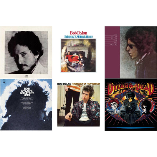 Bob Dylan - Greatest Hits Vol.1 & Blood On The Tracks & Highway 61 Revisited & Bringing It All Back Home & New Morning & Dylan & The Dead - CD Bundle