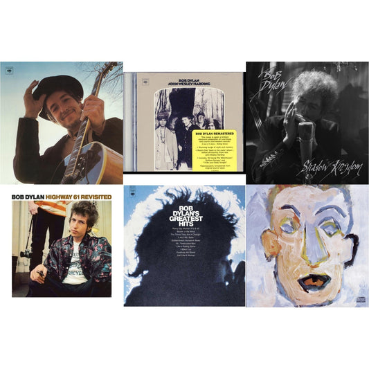 Bob Dylan - Greatest Hits Vol.1 & Shadow Kingdom & Nashville Skyline & John Wesley Harding & Highway 61 Revisited & Self Portrait - CD Bundle