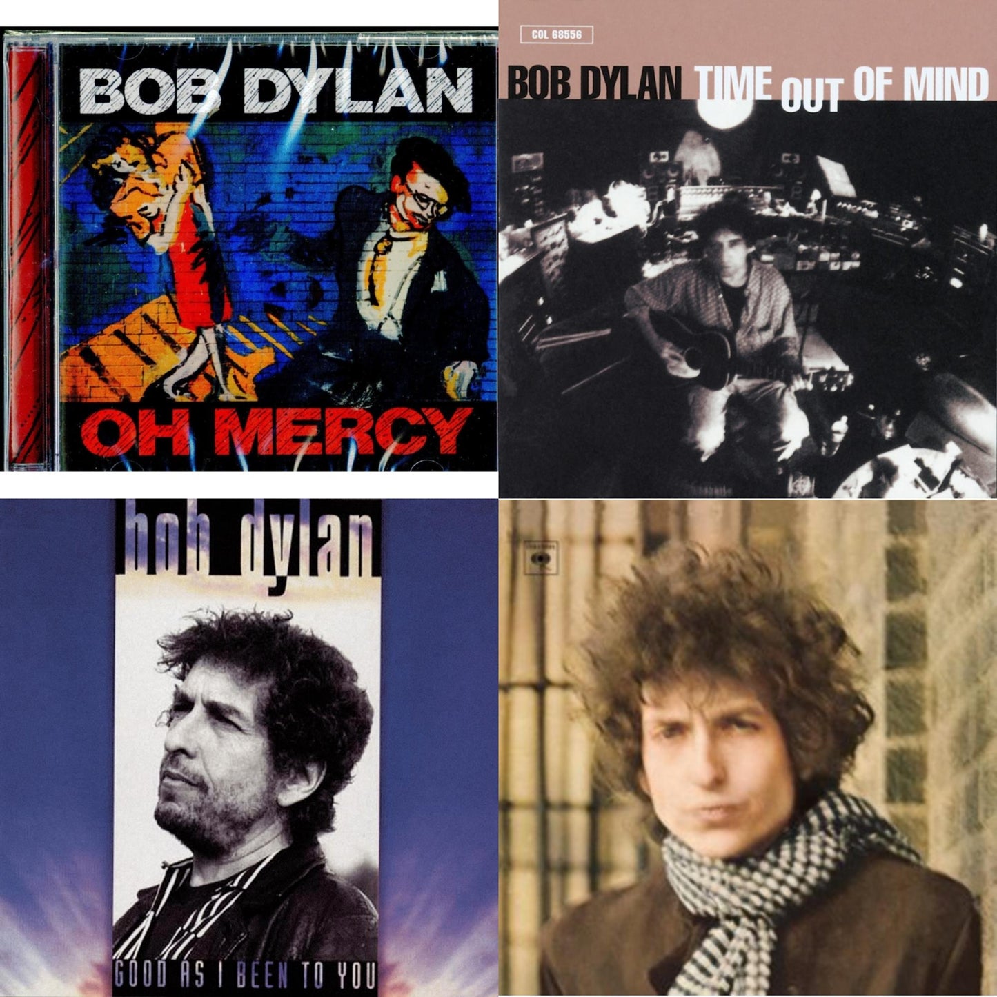 Bob Dylan - Time Out Of Mind & Oh Mercy & Blonde On Blonde & Good As I Been To You - CD Bundle