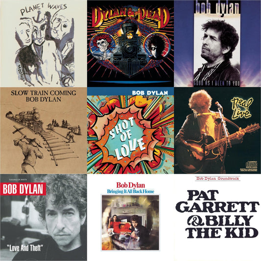 Bob Dylan - Slow Train Coming & Bringing It All Back Home & Shot Of Love & Pat Garrett & Billy The Kid & Good As I Been To You & Real Live & Planet Waves & Dylan & The Dead & Love & Theft - CD Bundle