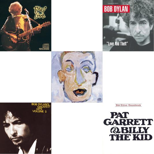 Bob Dylan - Pat Garrett & Billy The Kid & Real Live & Greatest Hits Vol.3 & Self Portrait & Love & Theft - CD Bundle