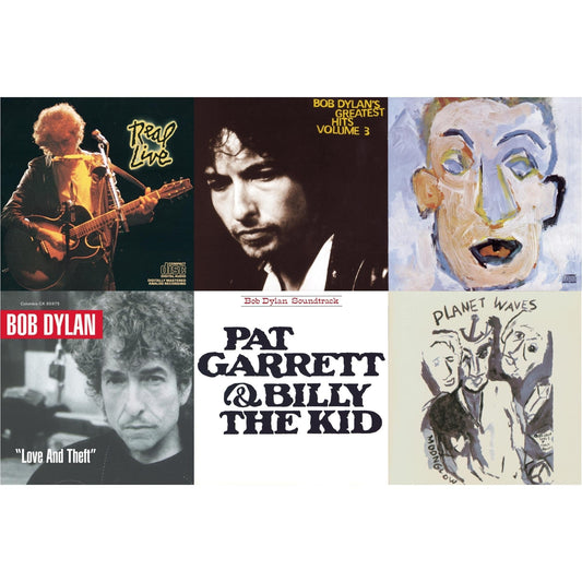 Bob Dylan - Pat Garrett & Billy The Kid & Real Live & Greatest Hits Vol.3 & Planet Waves & Self Portrait & Love & Theft - CD Bundle