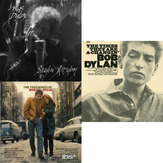 Bob Dylan - Shadow Kingdom & Freewheelin Bob Dylan & Times They Are A-Changin - CD Bundle