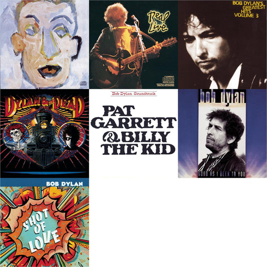 Bob Dylan - Shot Of Love & Pat Garrett & Billy The Kid & Good As I Been To You & Real Live & Greatest Hits Vol.3 & Self Portrait & Dylan & The Dead - CD Bundle