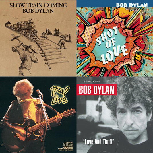 Bob Dylan - Slow Train Coming & Shot Of Love & Real Live & Love & Theft - CD Bundle