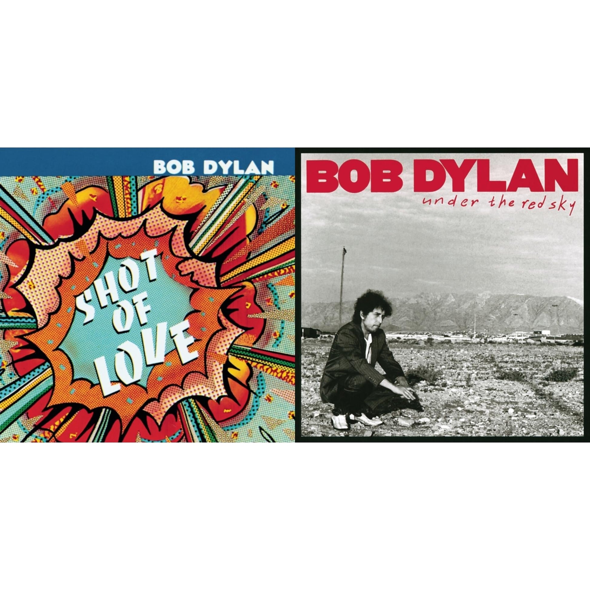 Bob Dylan - Shot Of Love & Under The Red Sky - CD Bundle