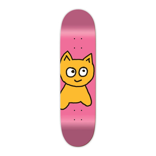 Meow Big Cat Skateboard Deck - 7.25ƒ?? Pink