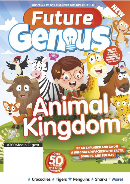 Future Genius - Animal Kingdom: Over 50 Activities & Brain Teasers: Watch Videos, Interactive Experiences, Go On a Wild Safari Packed with Facts, From Elephants to Mice