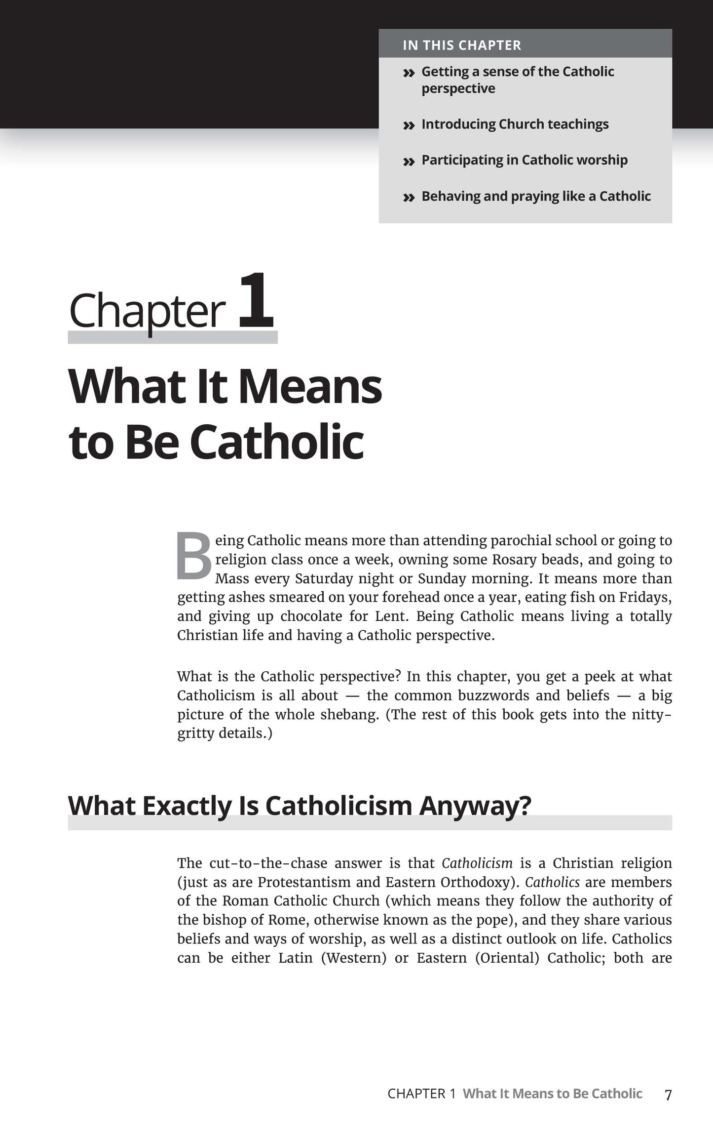 Catholicism For Dummies - History, Beliefs, Roman Catholic Church, Membership, Faith, God, Jesus, Pope Francis, Saints, Creation, Sin, Communion, Mass, Sacraments, Weddings, Prayers & Places Made Easy
