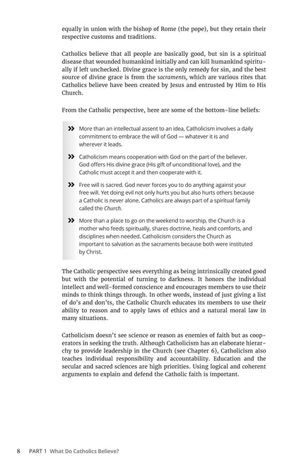 Catholicism For Dummies - History, Beliefs, Roman Catholic Church, Membership, Faith, God, Jesus, Pope Francis, Saints, Creation, Sin, Communion, Mass, Sacraments, Weddings, Prayers & Places Made Easy