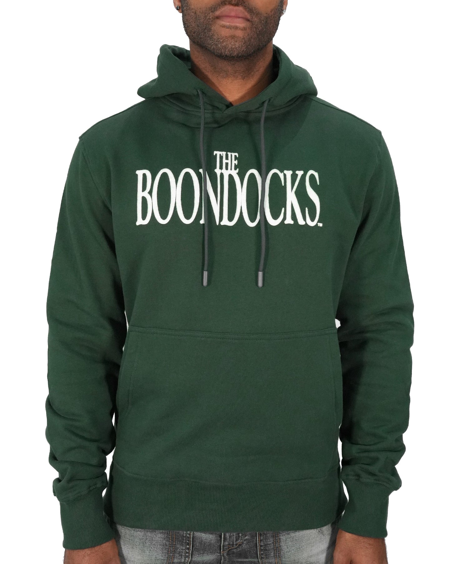 The Boondocks - Riley "WANTED" Forest Green Knit Mens Hoodie