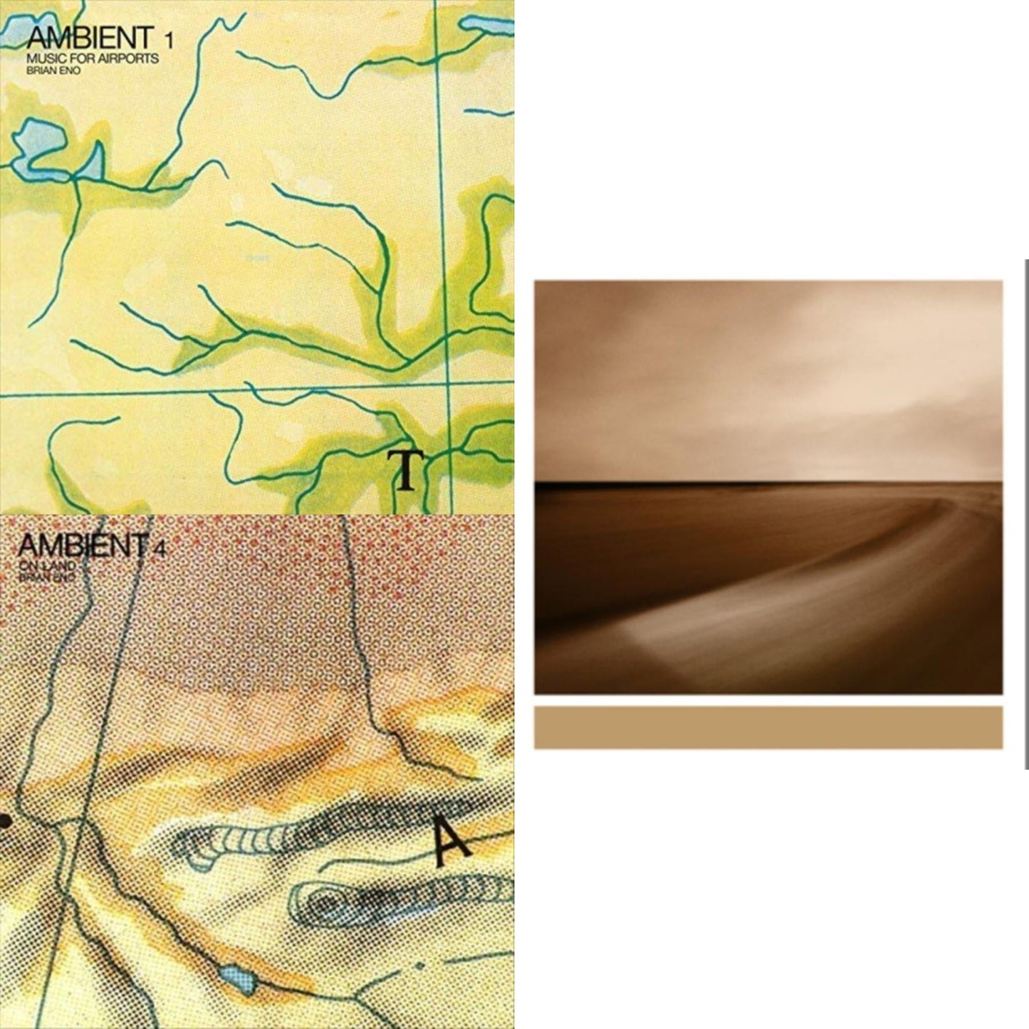 Brian Eno - Ambient 1: Music For Airports & Ambient 4: On Land & Small Craft On A Milk Sea (2LP/Dl Card)