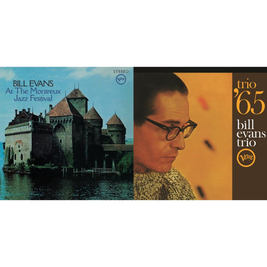 Bill Evans - At The Montreux Jazz Festival & Bill Evans - Trio '65 (Verve Acoustic Sounds Series) - LP Vinyl Bundle