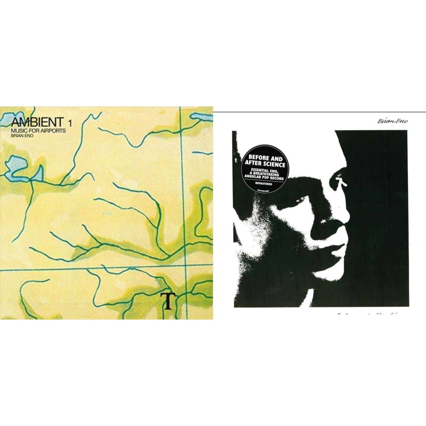 Brian Eno - Before And After Science (140G/2017 Master) & Ambient 1: Music For Airports - LP Vinyl Bundle