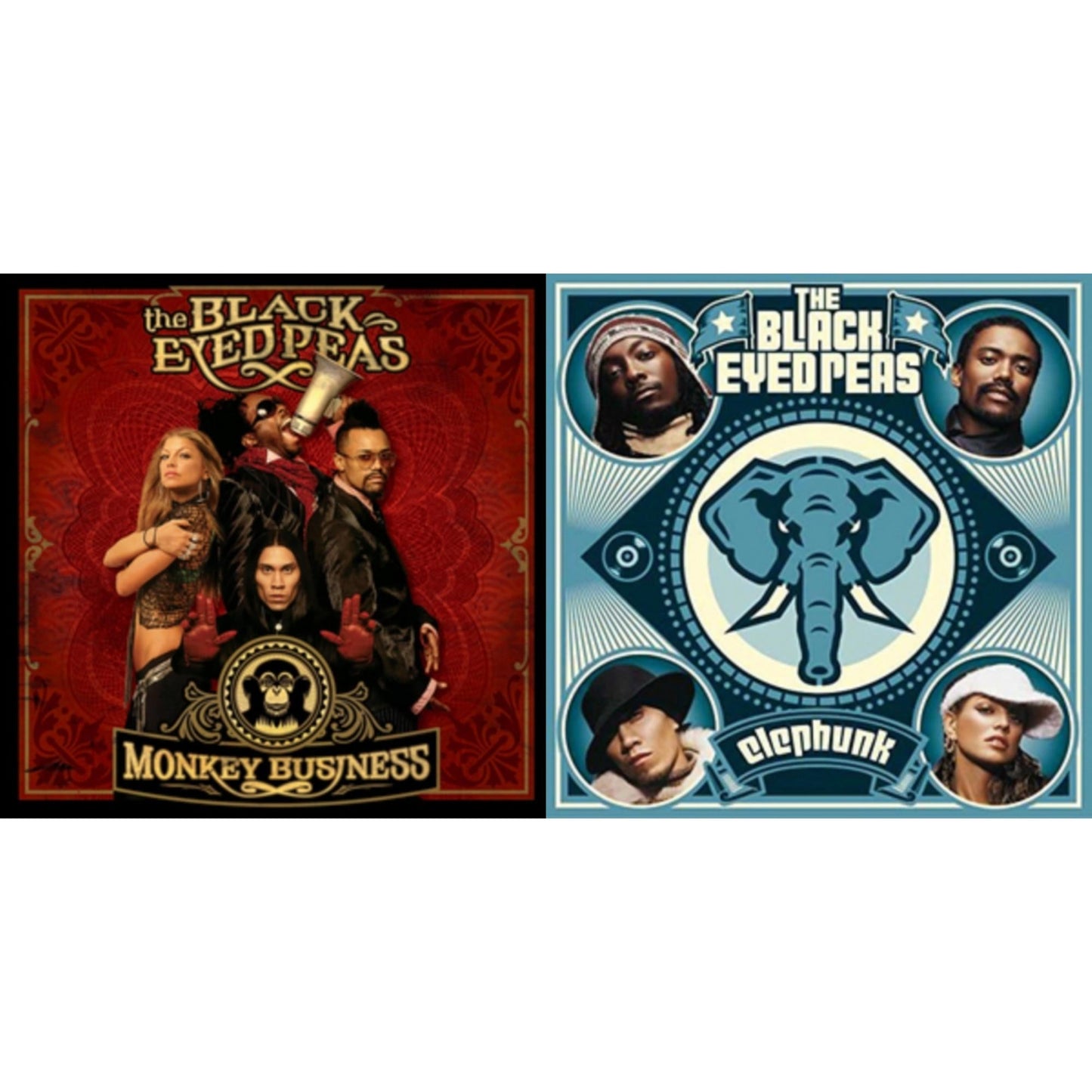 Black Eyed Peas - Elephunk & Monkey Business - LP Vinyl Bundle