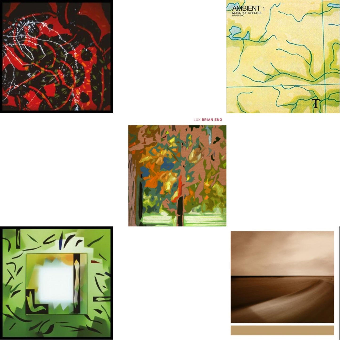 Brian Eno - Ambient 1: Music For Airports & Lux (2LP/Gatefold/Dl) & Nerve Net (2LP/Gatefold/Dl) & Shutov Assembly (2LP/Gatefold/Dl) & Small Craft On A Milk Sea (2LP/Dl Card)