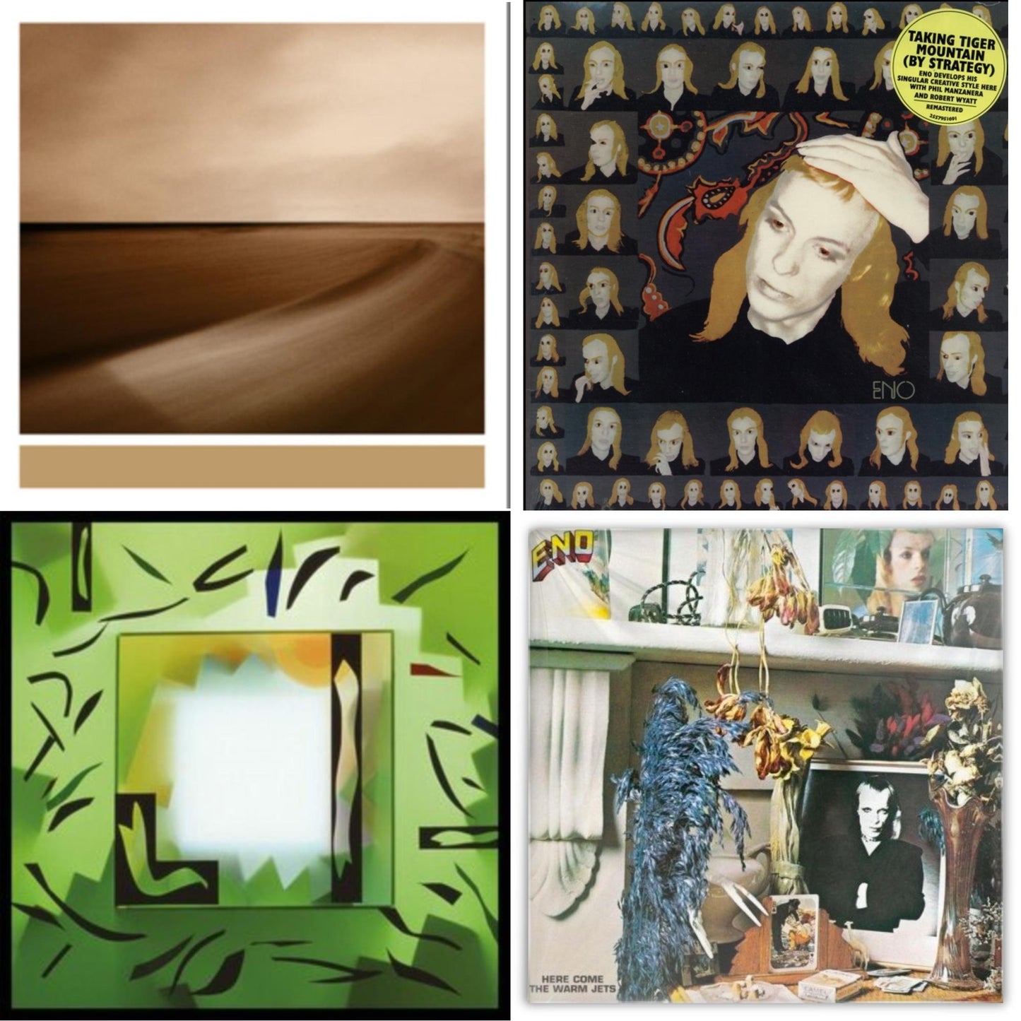 Brian Eno - Small Craft On A Milk Sea (2LP/Dl Card) & Taking Tiger Mountain (By Strategy) (140G/2017 Master) & Shutov Assembly (2LP/Gatefold/Dl) & Here Come The Warm Jets (140G/2017 Master)
