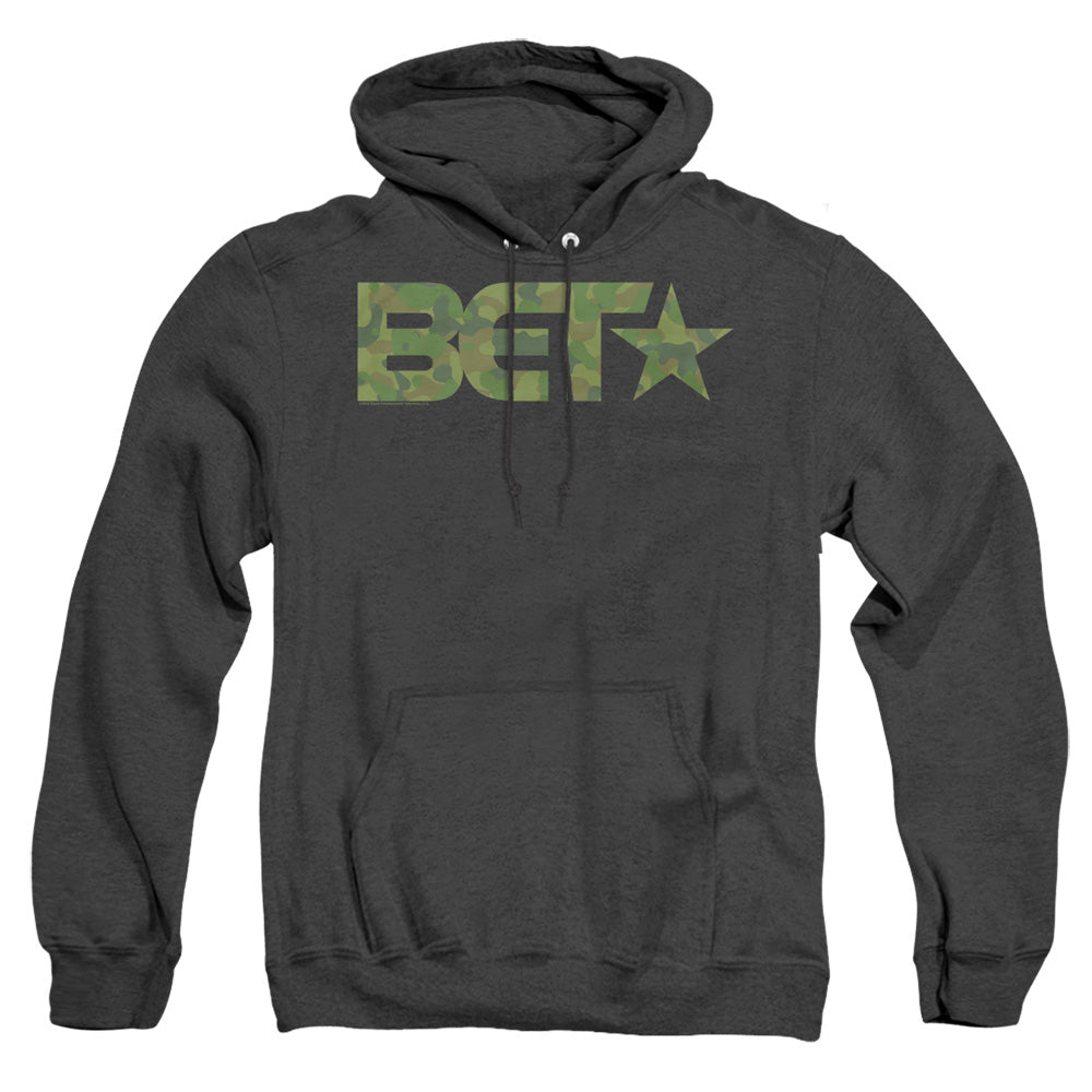 Bet Bet Camo Logo Heather Mens Hoodie Black Officially Licensed