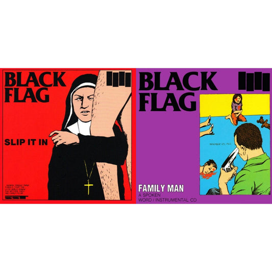Black Flag - Family Man & Slip It In - LP Vinyl Bundle