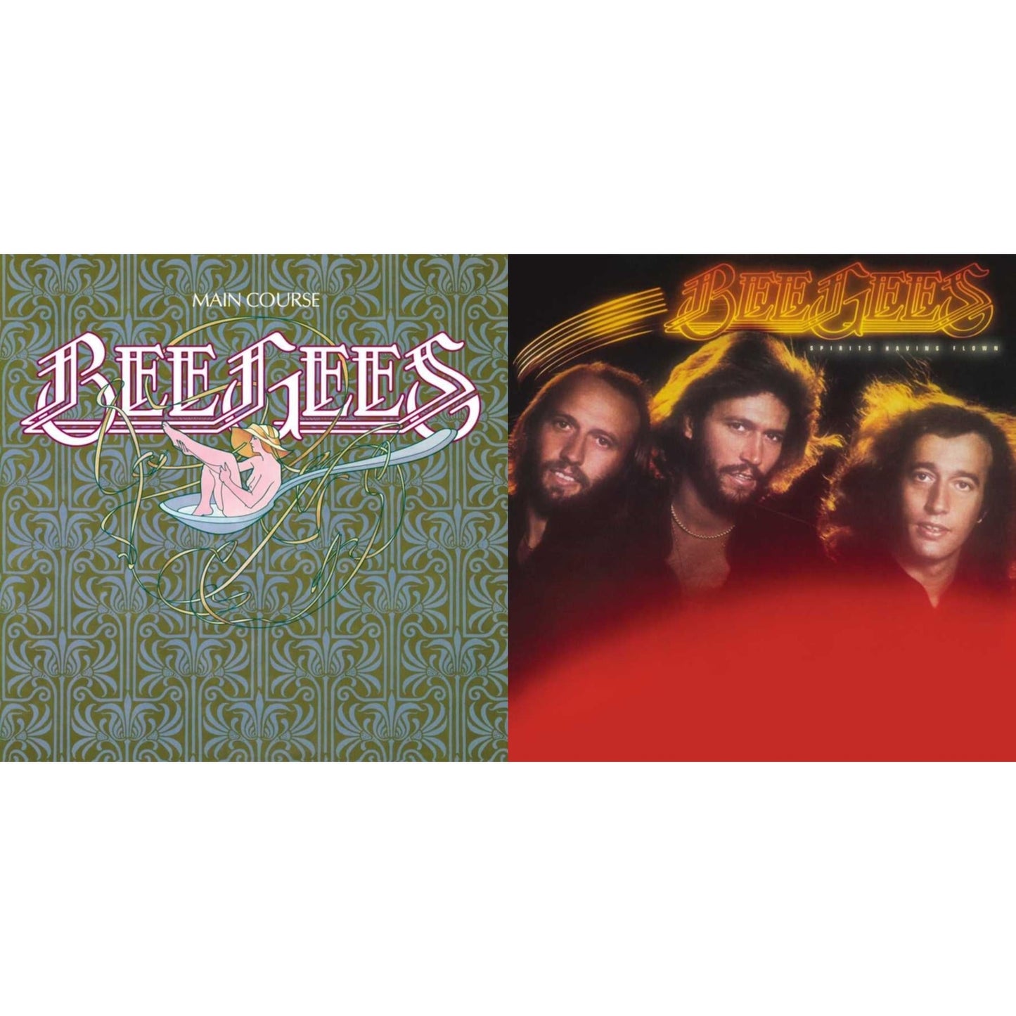 Bee Gees - Spirits Having Flown & Main Course - LP Vinyl Bundle