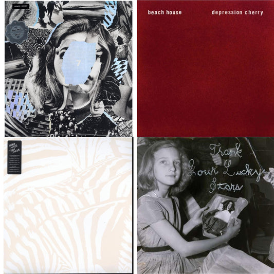 Beach House - Teen Dream & Depression Cherry (Dl Card) & Thank Your Lucky Stars (Dl Card) & 7 - LP Vinyl Bundle