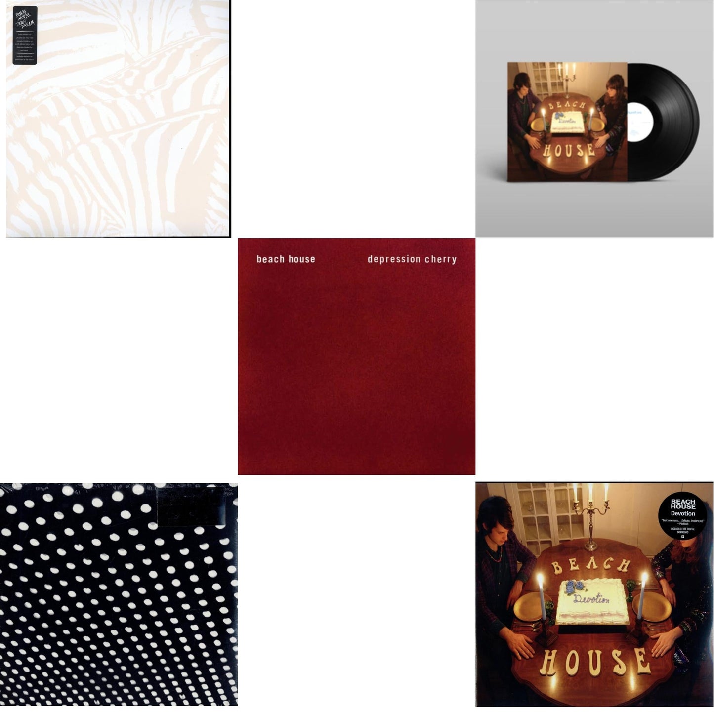 Beach House - Teen Dream & Bloom & Depression Cherry (Dl Card) & Devotion (2LP) & Devotion