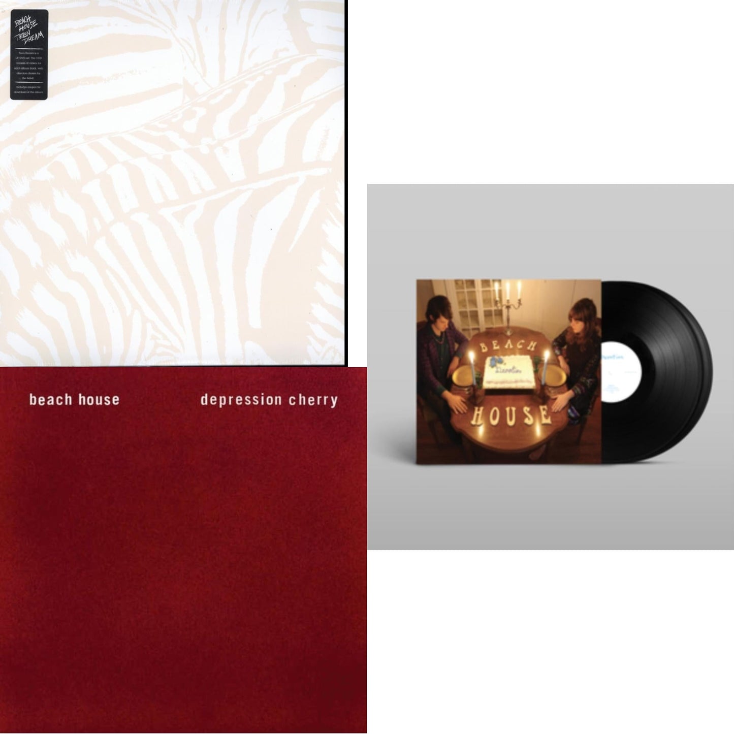 Beach House - Teen Dream & Depression Cherry (Dl Card) & Devotion (2LP)