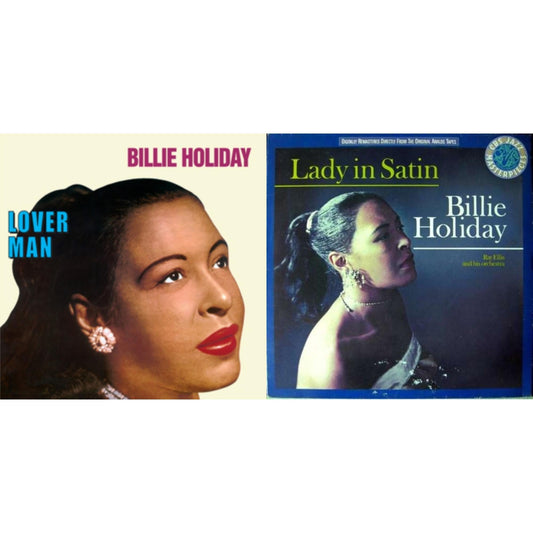 Billie Holiday - Lover Man & Lady In Satin - LP Vinyl Bundle