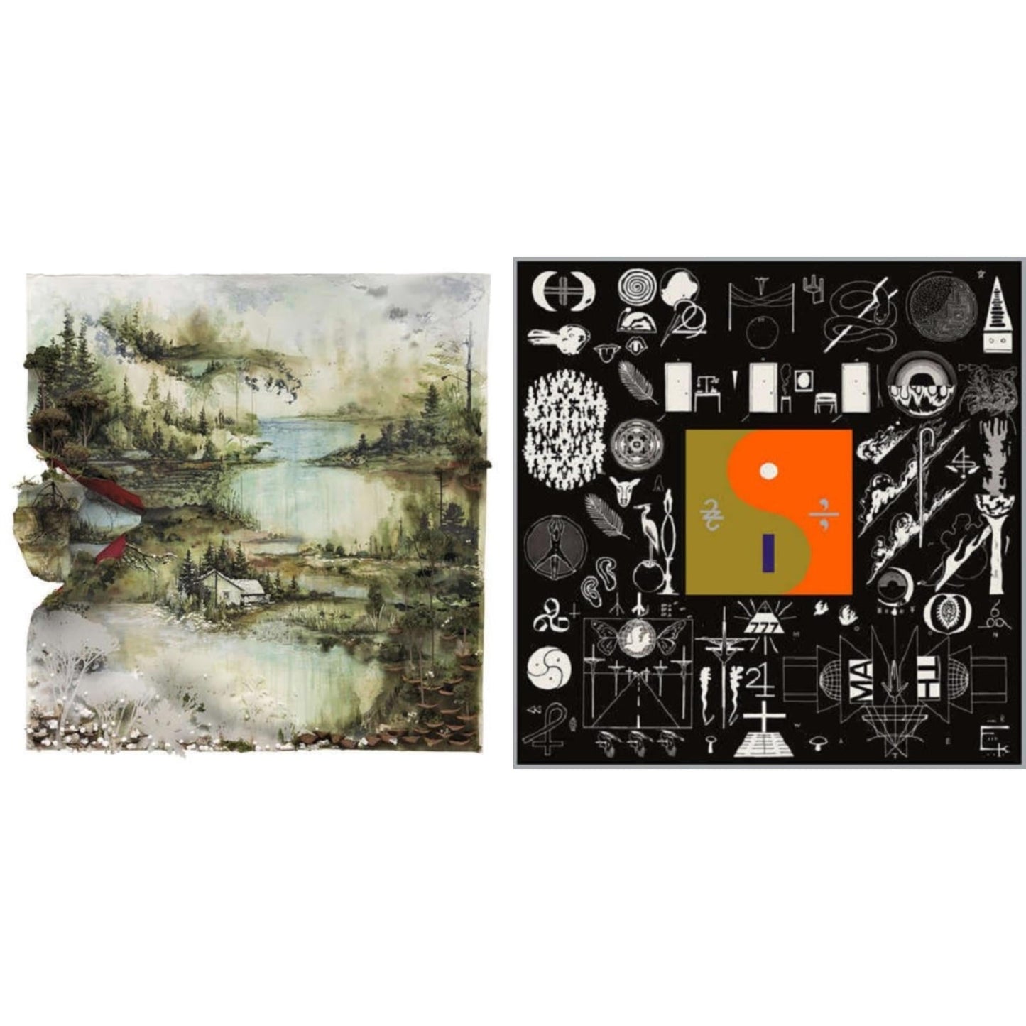 Bon Iver - Bon Iver & 22 A Million - LP Vinyl Bundle