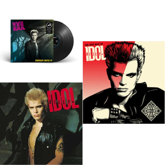 Billy Idol - Dream Into It & Billy Idol (Original Sequence) & Idolize Yourself: Very Best Of (2LP)