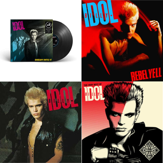 Billy Idol - Dream Into It & Rebel Yell & Billy Idol (Original Sequence) & Idolize Yourself: Very Best Of (2LP)