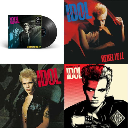 Billy Idol - Dream Into It & Rebel Yell (Expanded Edition) (Deluxe/2LP) & Billy Idol (Original Sequence) & Idolize Yourself: Very Best Of (2LP)