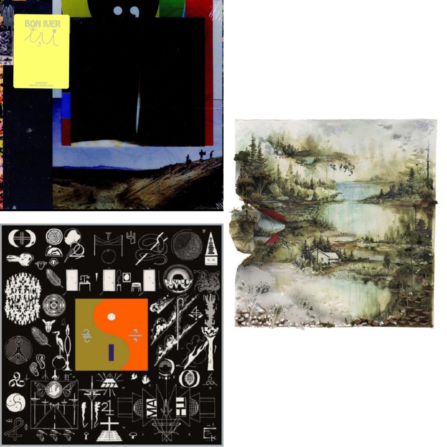 Bon Iver - Bon Iver & 22 A Million & I,I - LP Vinyl Bundle