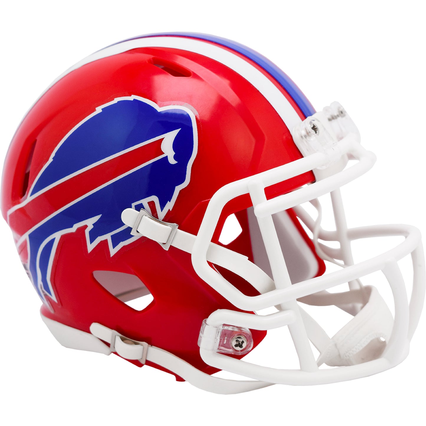 Buffalo Bills 1987-2001 Throwback Riddell Speed Mini Football Helmet