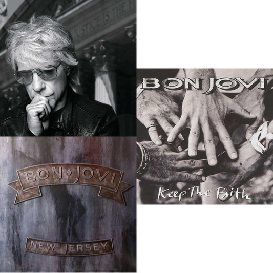Bon Jovi - 2020 (2LP/Gold Vinyl) & New Jersey (180G) & Keep The Faith (180G)